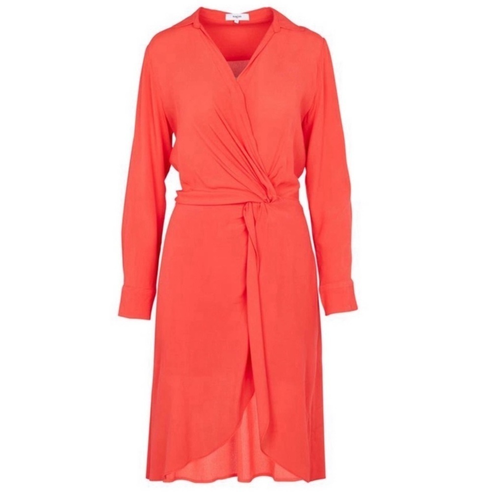 SUNCOO • Geranium Robe Carita Viscose Dress Designed In France
